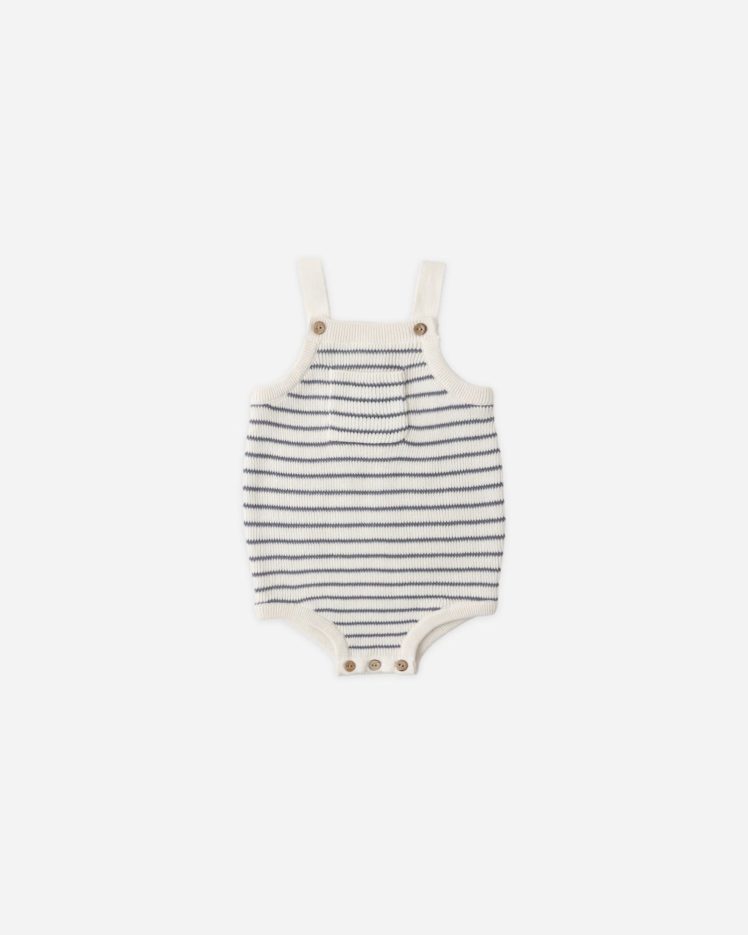 Ashton Knit Romper Marine Stripe