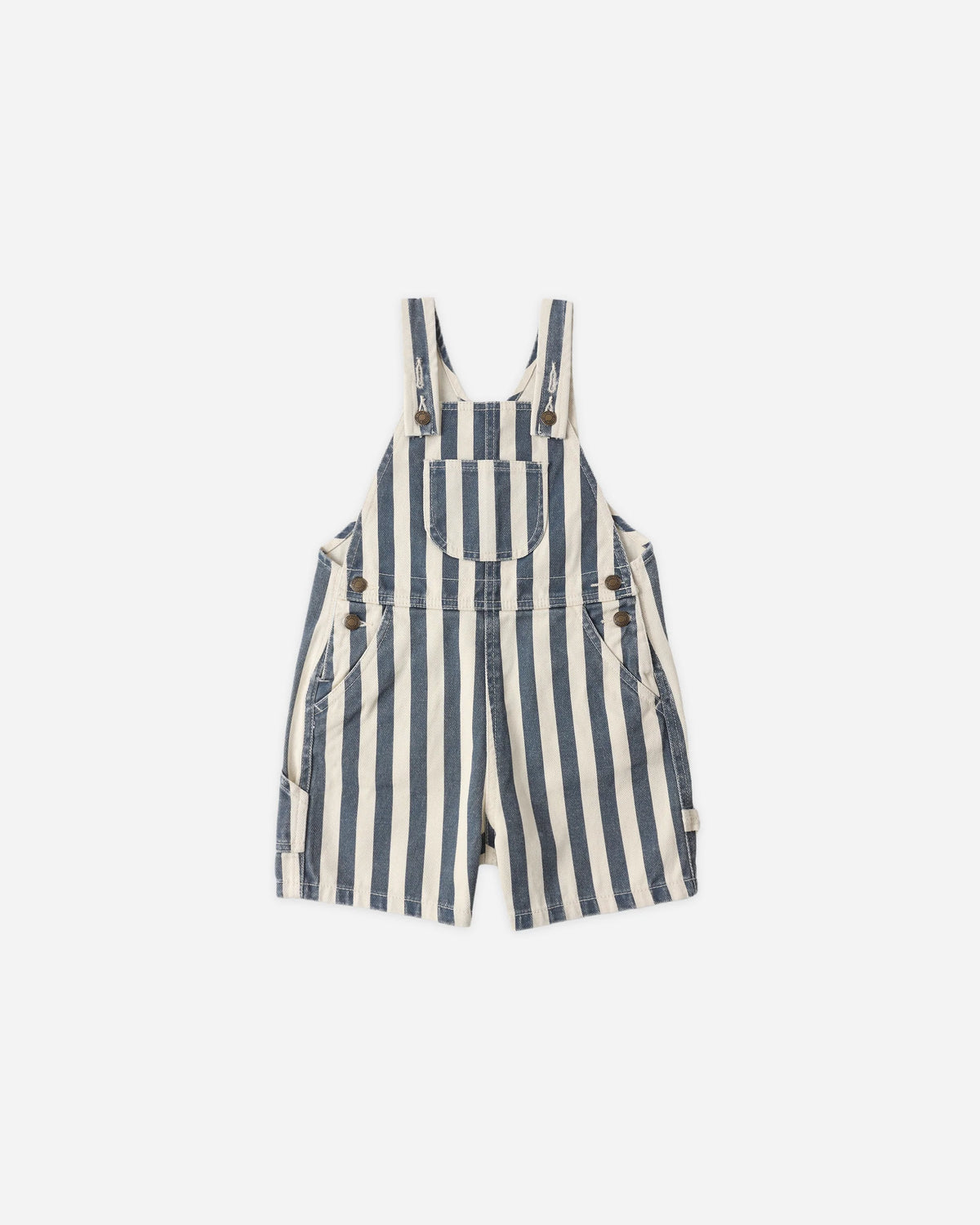 Denim Shortall Navy Stripe