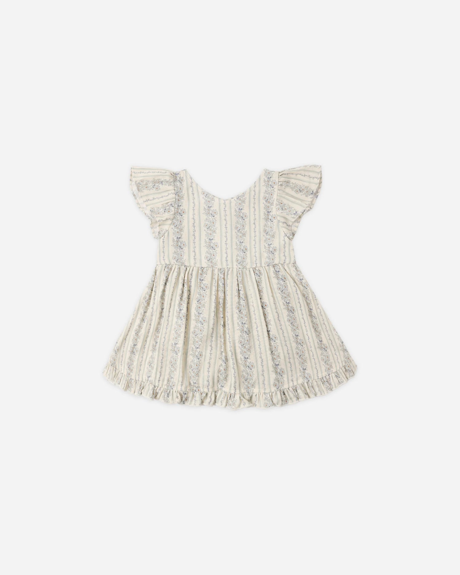 Lila Romper Dress - Blue Floral