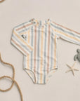 Delphine Rashguard One-Piece - Stripes