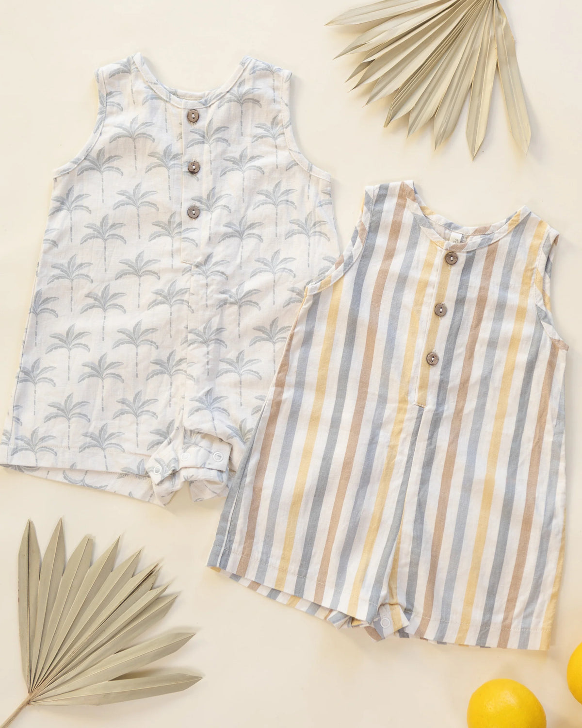 Mavrick Romper - Palm Trees
