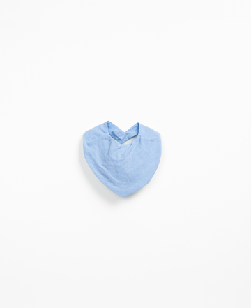 Linen & Organic Cotton Bib - Sky Blue