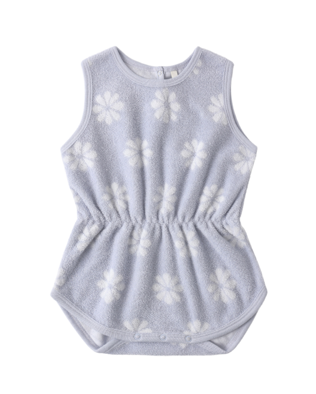 Cinch Playsuit - Periwinkle Daisy