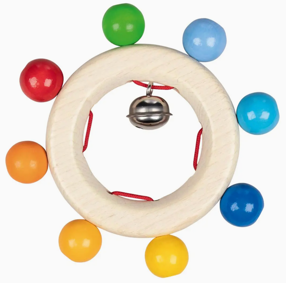 Rainbow Bead Grasp Ring