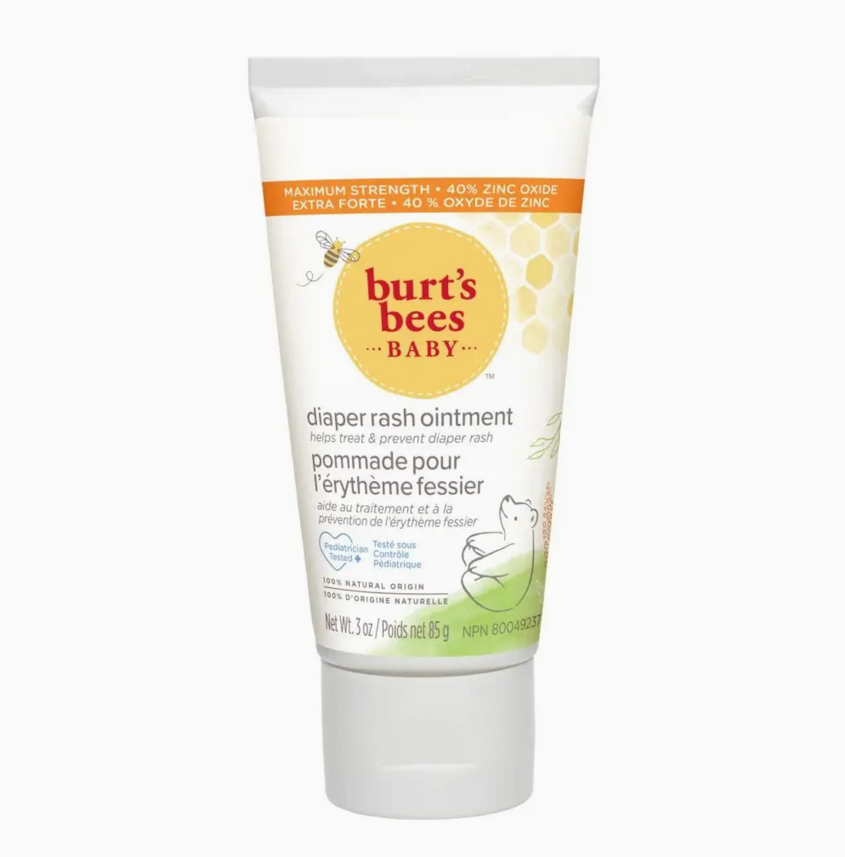 Baby Diaper Rash Ointment with Sweet Almond Oil + Zinc Oxide