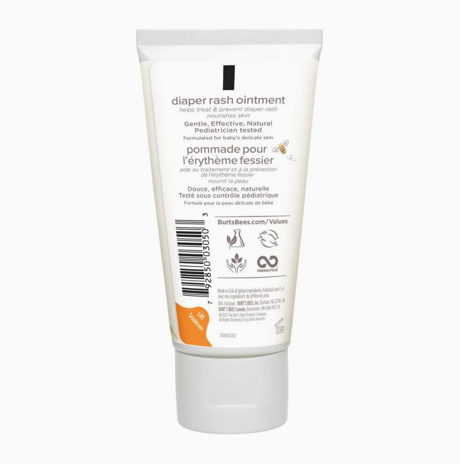Baby Diaper Rash Ointment with Sweet Almond Oil + Zinc Oxide