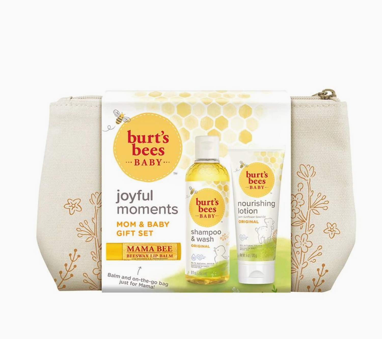 Joyful Moments Mom & Baby Gift Set-Wash, Lotion & Lip Balm