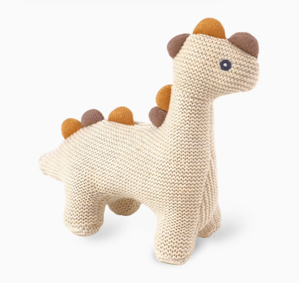 Little Dino - Organic Knit Stuffed Animal Baby Toy