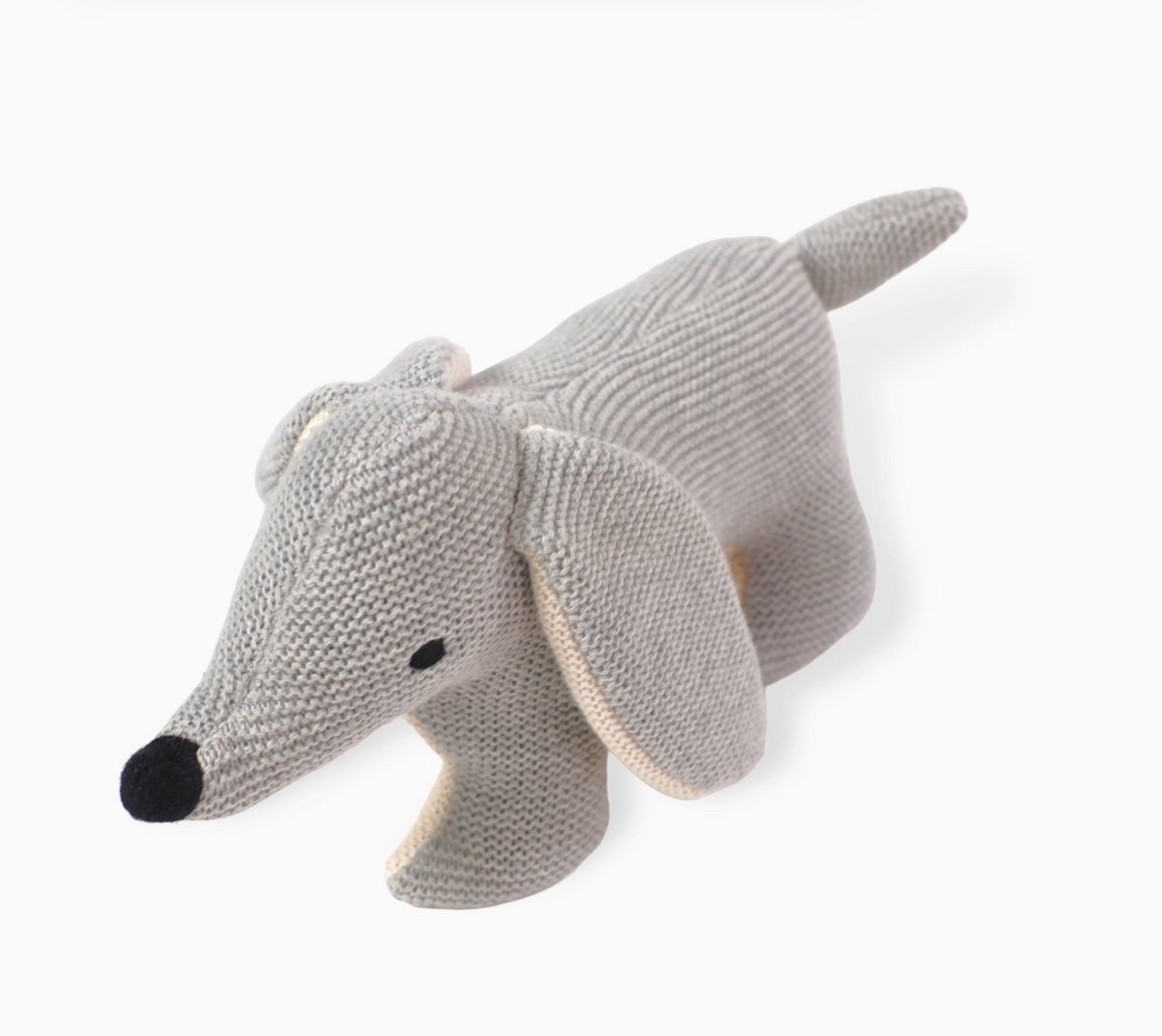 Dachshund Dog - Organic Knit Stuffed Animal Baby Toy