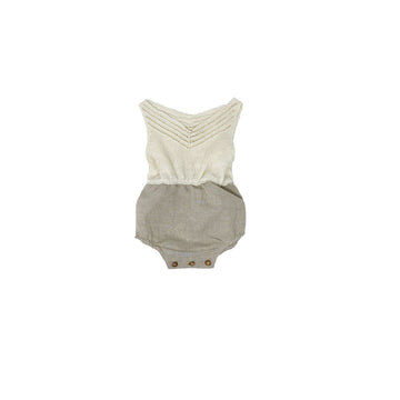 Linen and Cotton Romper