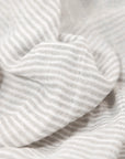 Organic Cotton Muslin Swaddle Blanket - Sand Stripe