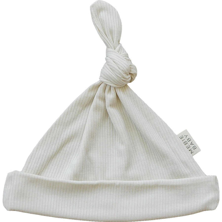 Ribbed Knot Hat