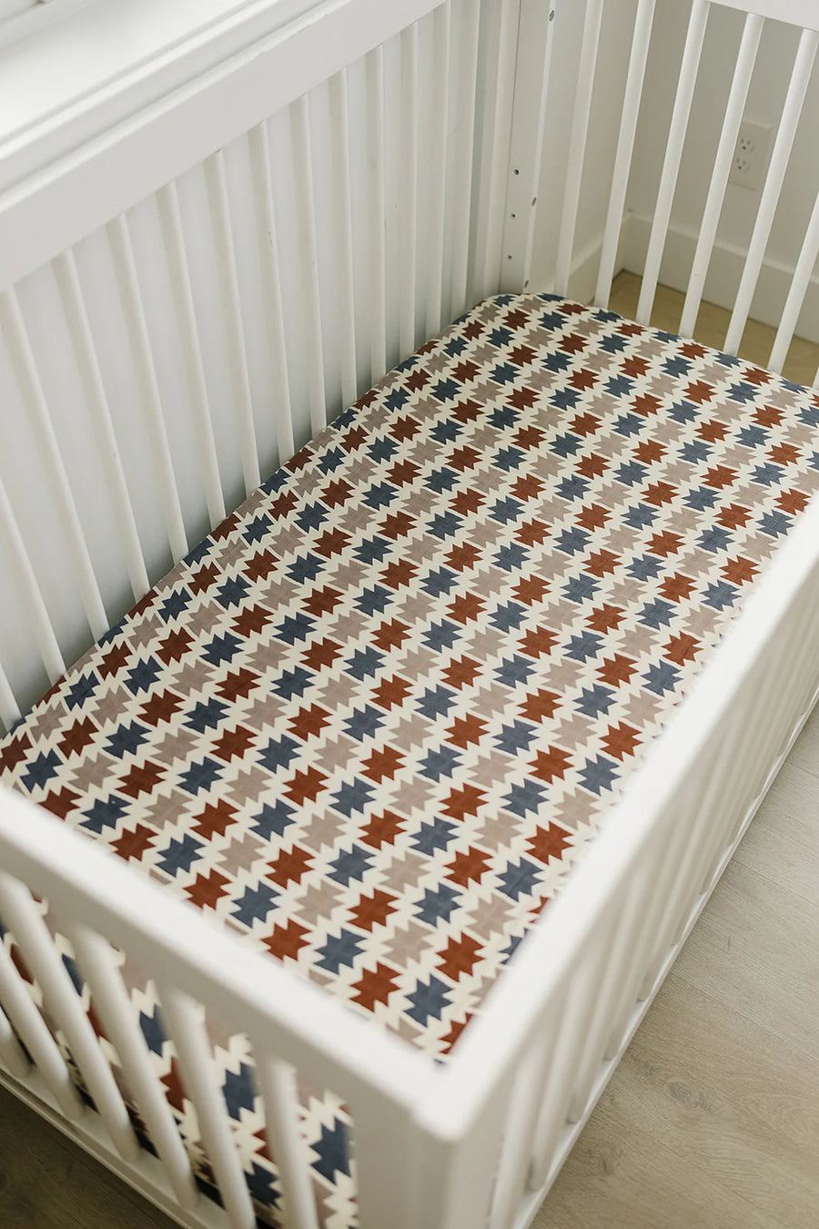 Mebie Baby Fitted Crib Sheet - Western Aztec