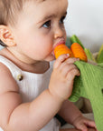 Cathy the Carrot Mini Doudou Teether