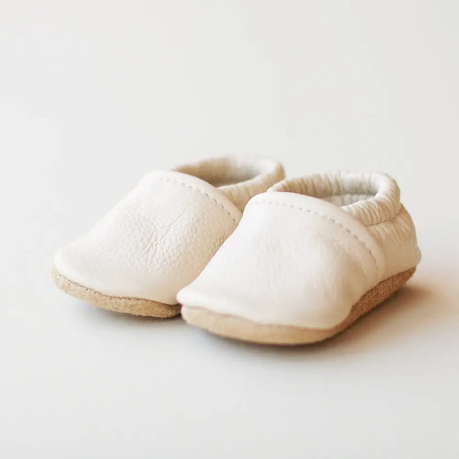 Cream Baby Moccasins