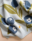 Blueberry & Bar Organic Cotton Blanket
