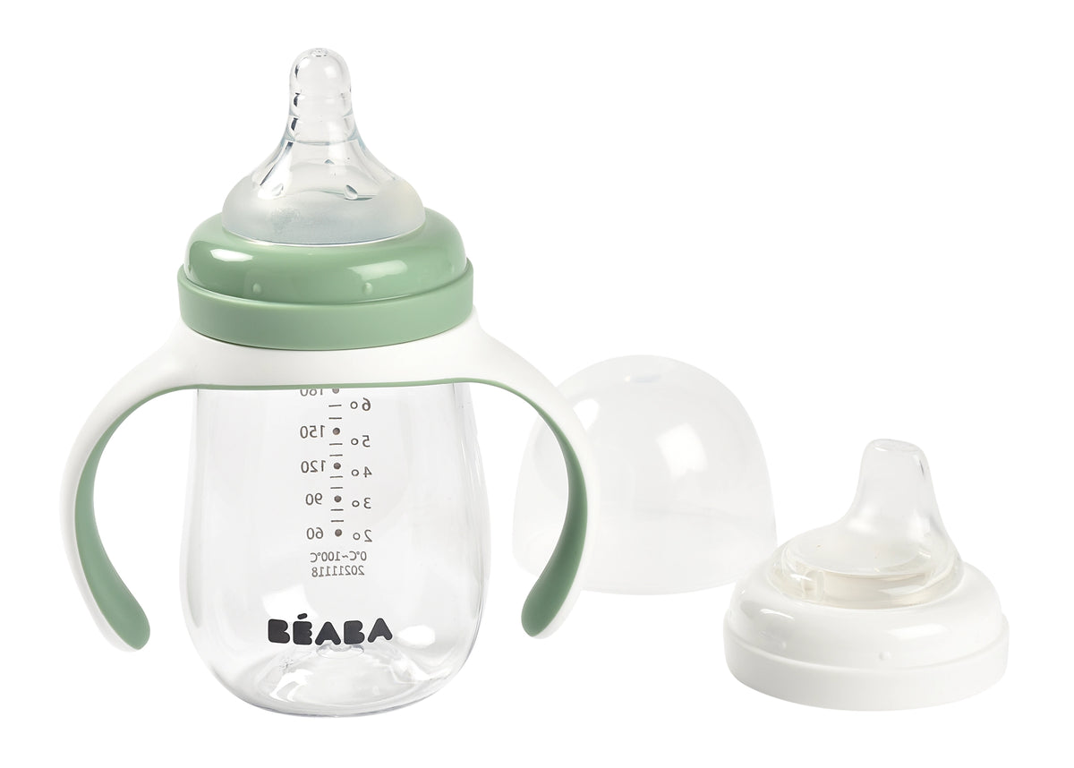 Beaba 2-in-1 Bottle To Sippy Training Cup