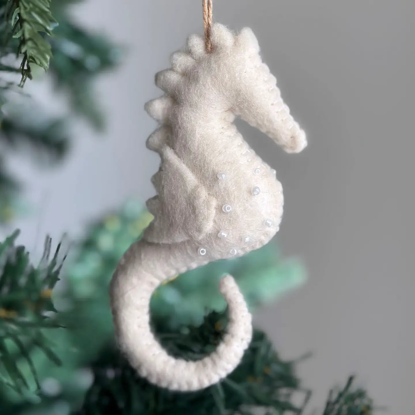 Seahorse Felt Ornament