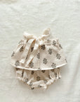 Floral Muslin Top and Bloomers Set