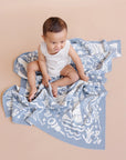Nautical Summer & Ocean Organic Cotton Blanket
