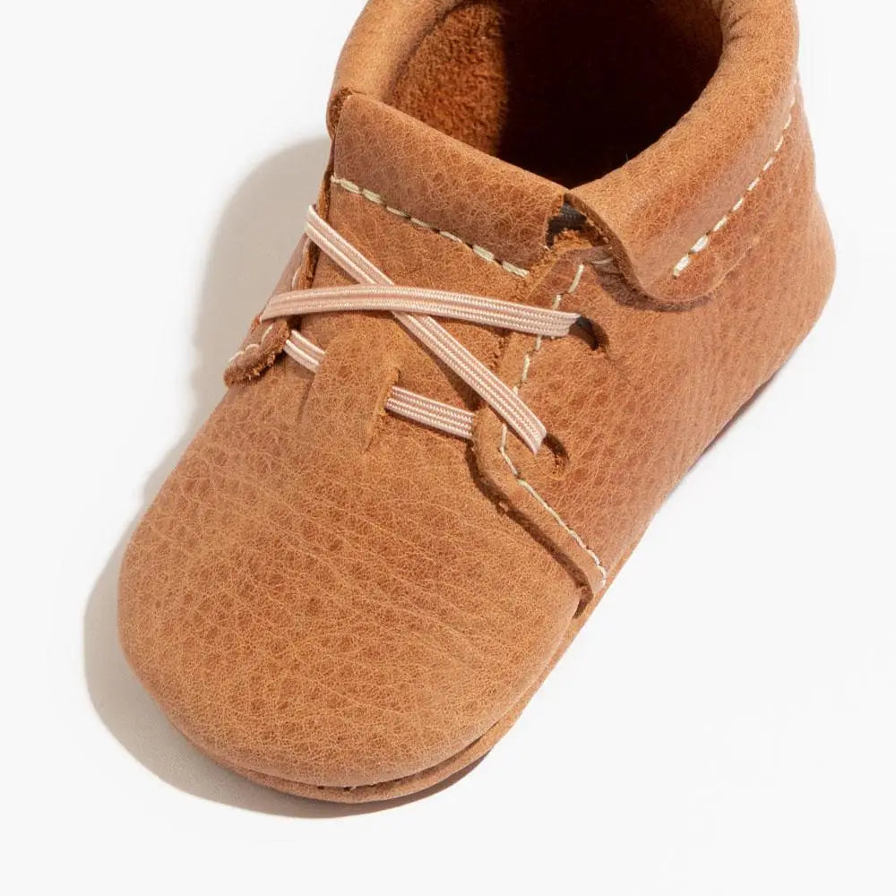 Zion Oxford Baby Shoe (Hard Sole) - Size 5
