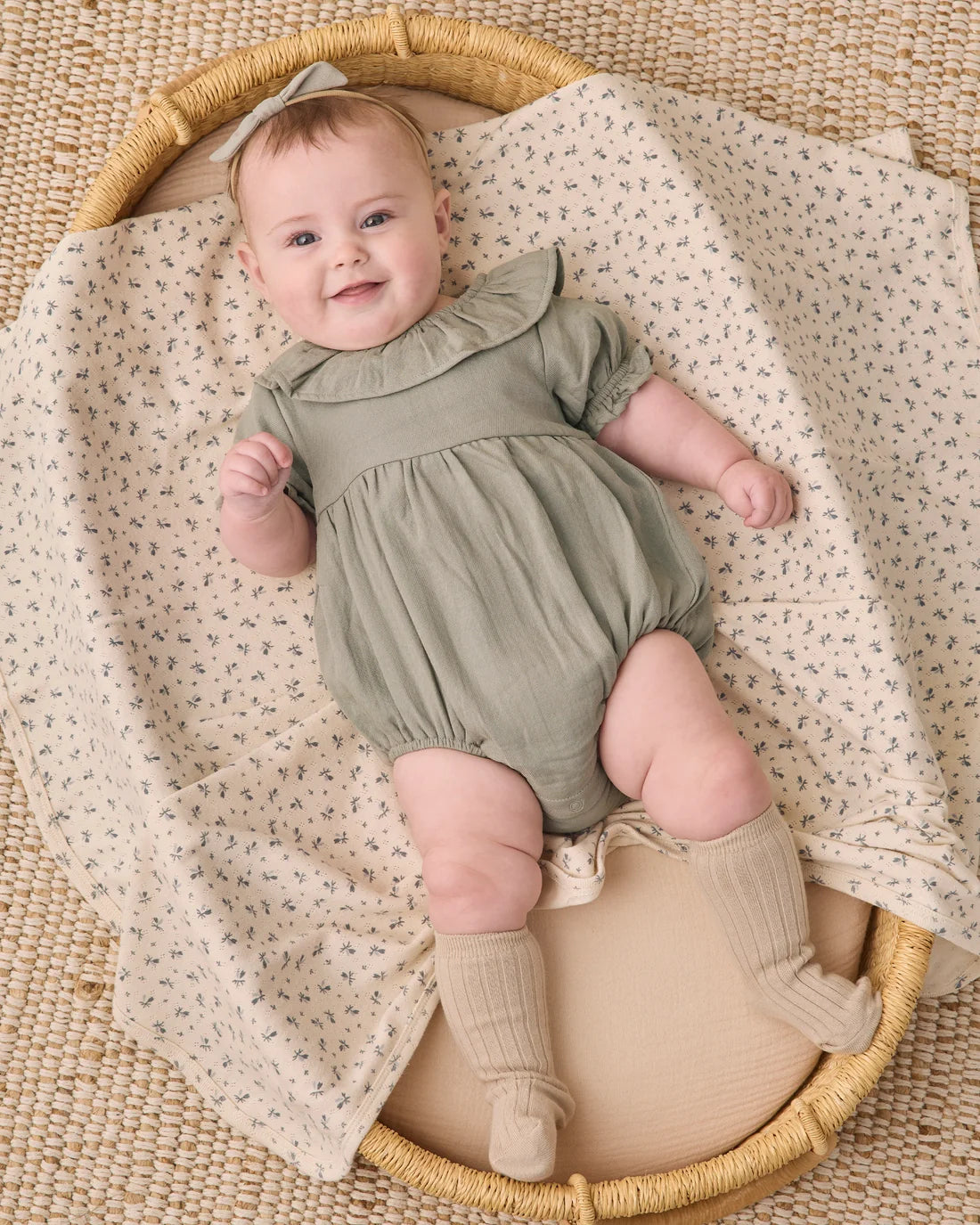 Collared Romper - Laurel