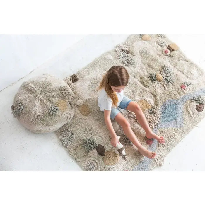 Washable Play Rug Path of Nature