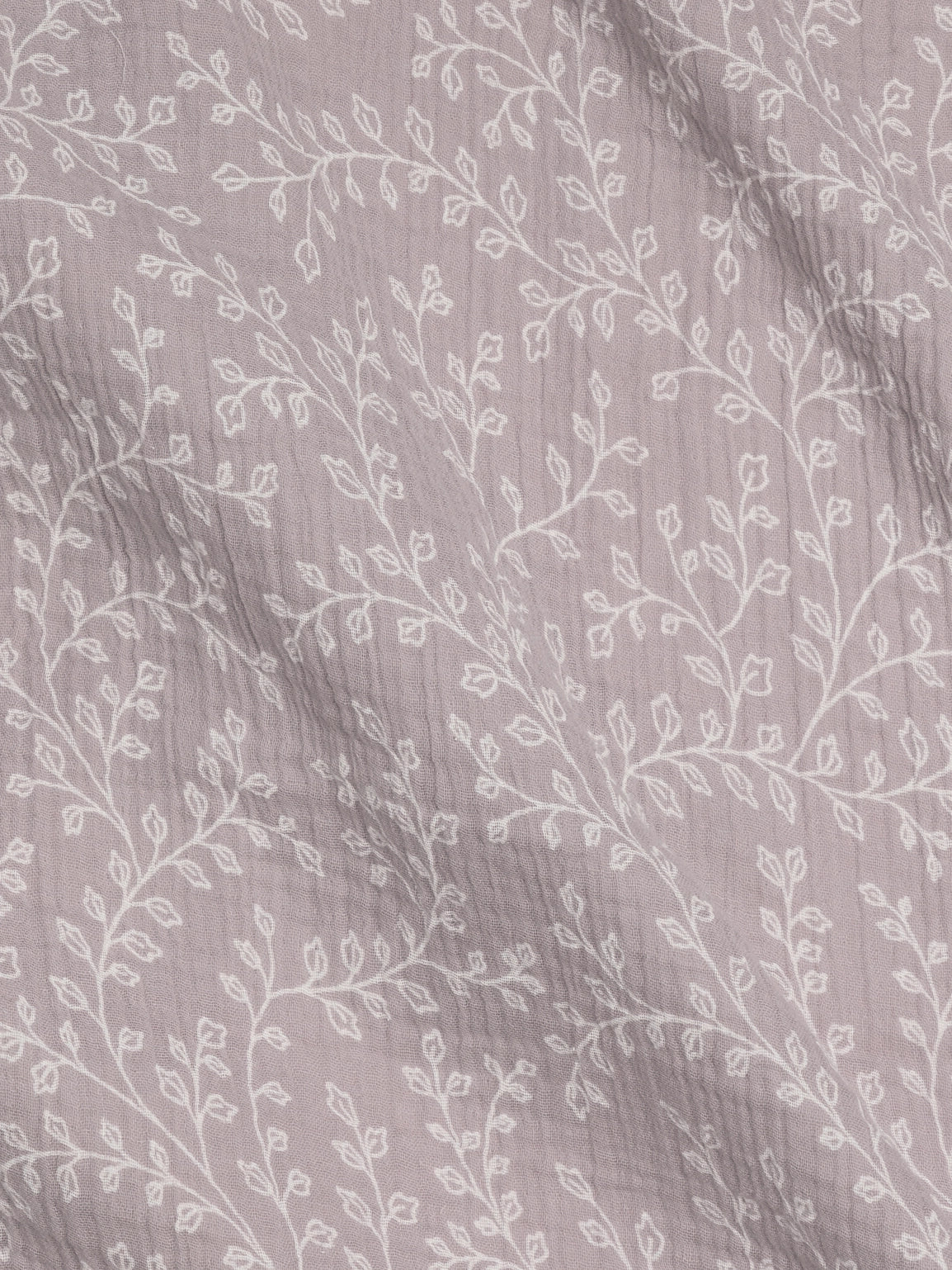 Organic Swaddle Blanket - Lucia Floral / Lilla