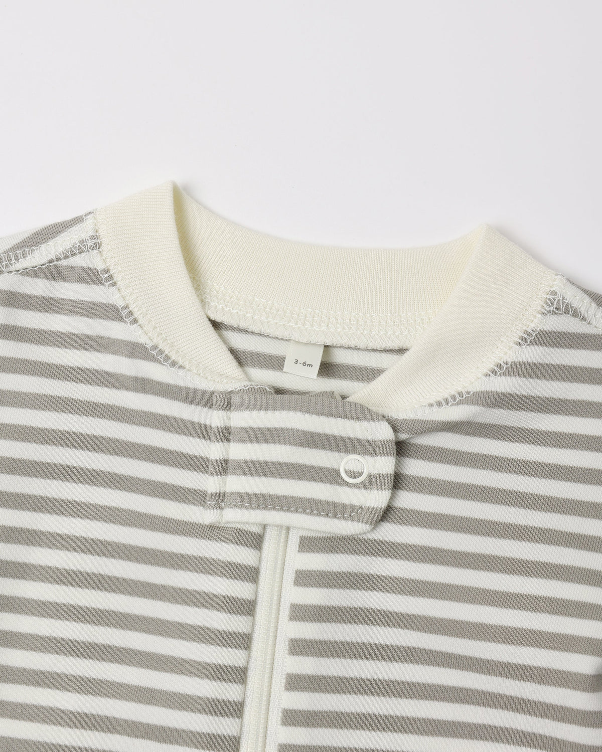 Zip Long Sleeve Sleeper Laurel Stripe