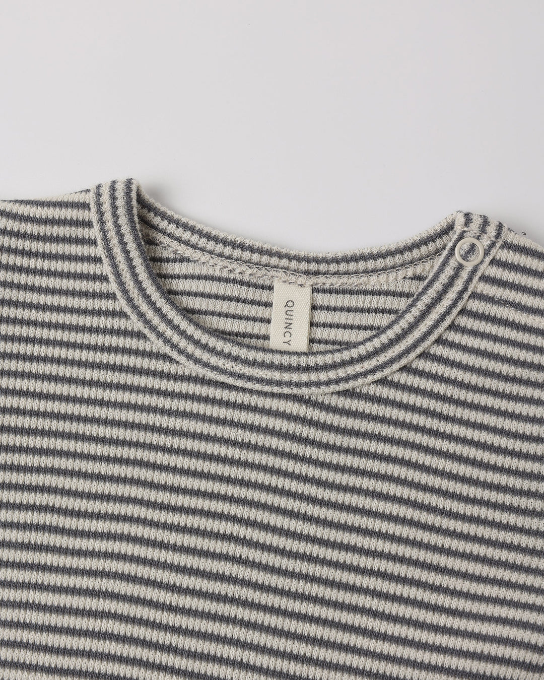 Waffle Top + Pant Set - Midnight Microstripe