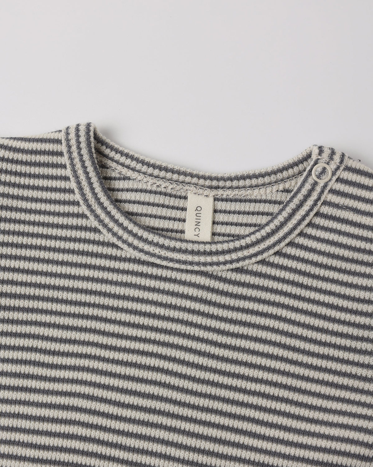 Waffle Top + Pant Set - Midnight Microstripe