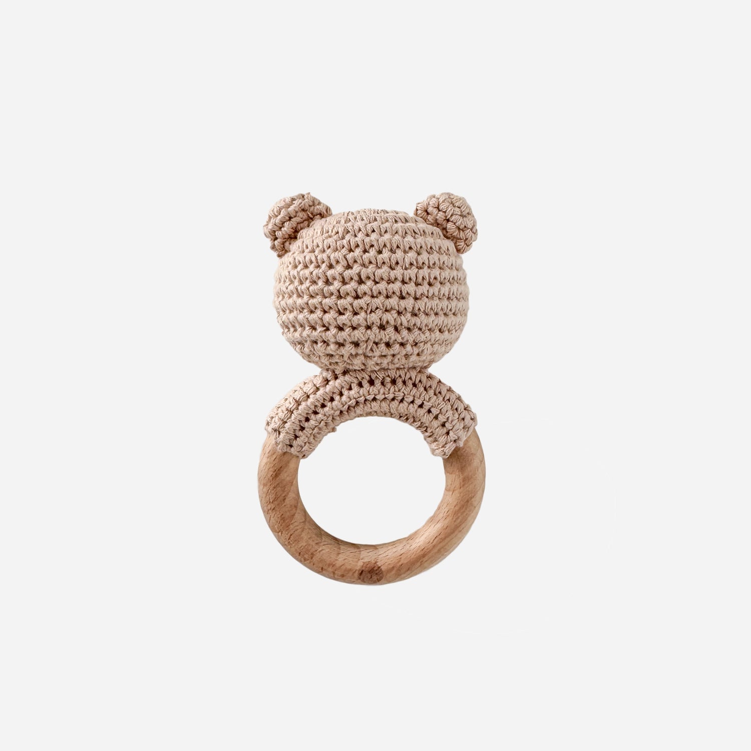 Teether & Rattle Cotton Crochet - Bear