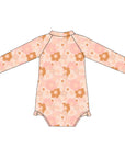 Blush Meadow Long Sleeve Swimsuit