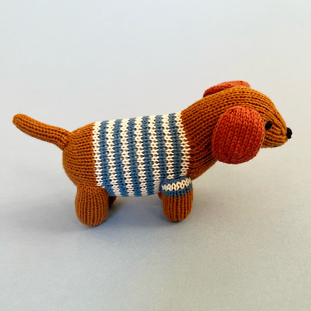Baby Rattle Toy - Dachshund