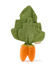 Cathy the Carrot Mini Doudou Teether
