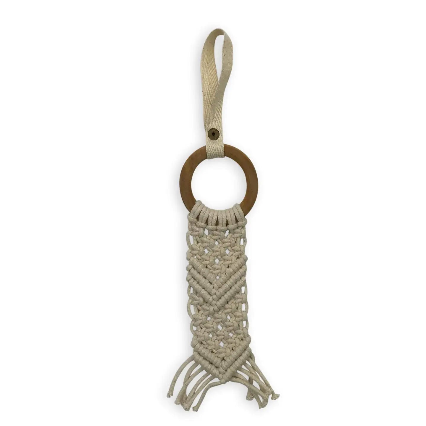 Baby All-in-One Toy | Macrame Chevron Organic