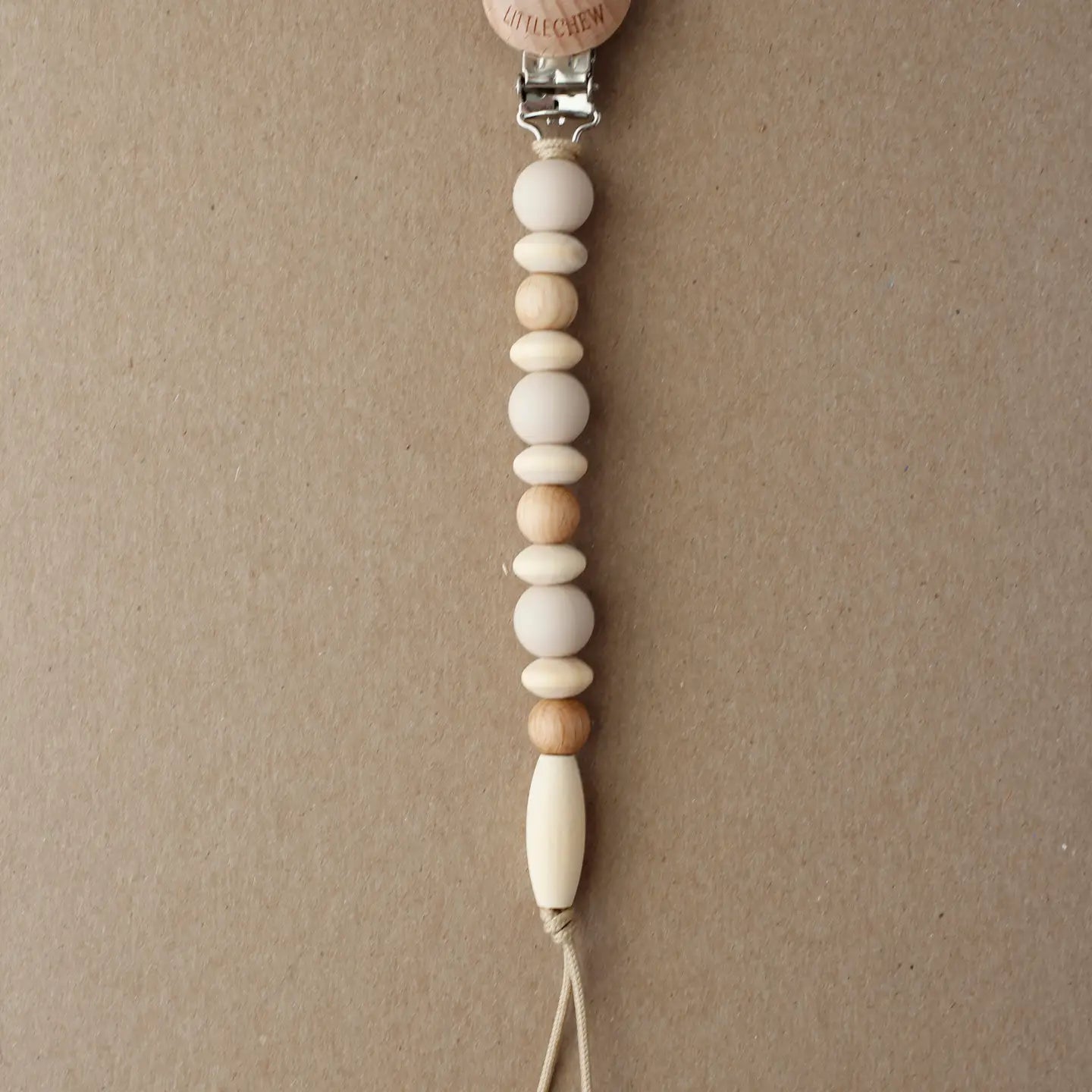 Pacifier Clip - Omar | Coffee