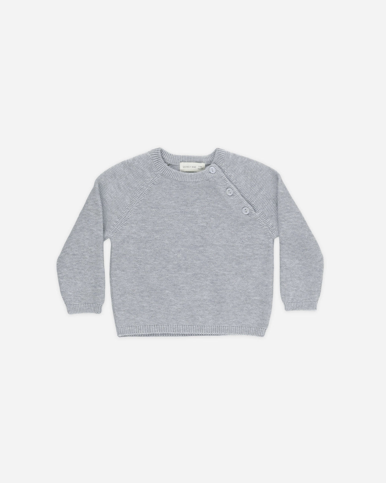 Bailey Knit Sweater - Dusty Blue