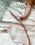 Muslin Swaddle / Watercolor Palms