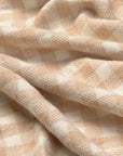 Knitted Blanket Vichy Rose