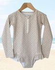 Boho Rainbows Long Sleeve Swimsuit