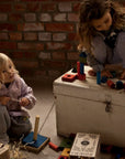 Wooden Blocks in Tray - Warm