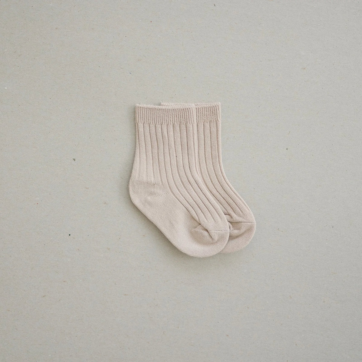 Mebie Baby Oatmeal Crew Socks 1-3yrs