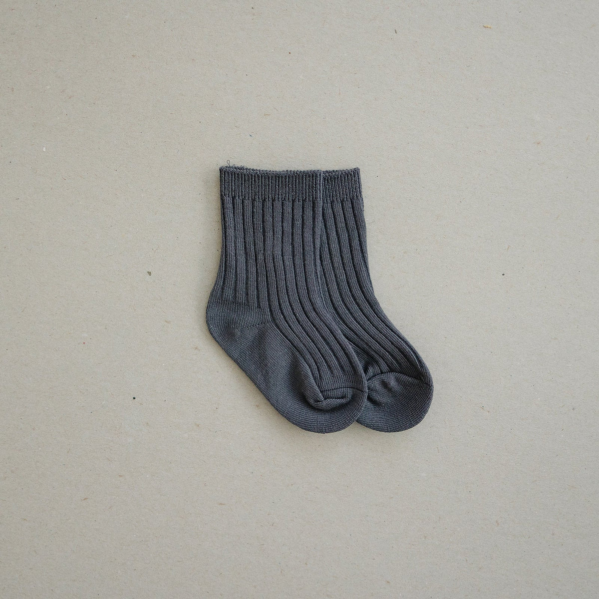 Mebie Baby Charcoal Crew Socks 0-1 YR