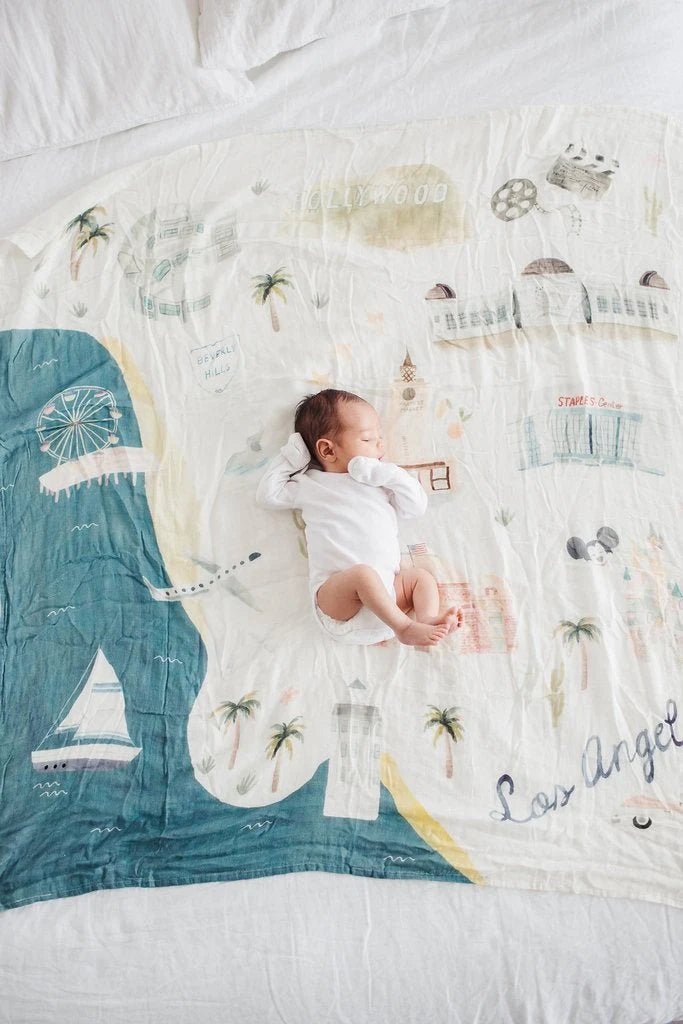 Loulou Lollipop Muslin Swaddle - Los Angeles