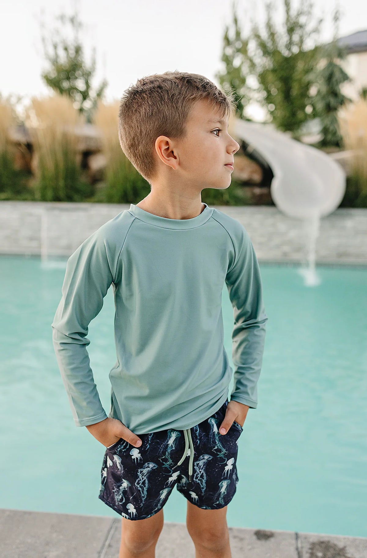 The Noah Rashguard - Sage