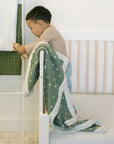 Little Unicorn Organic Cotton Muslin Baby Quilt