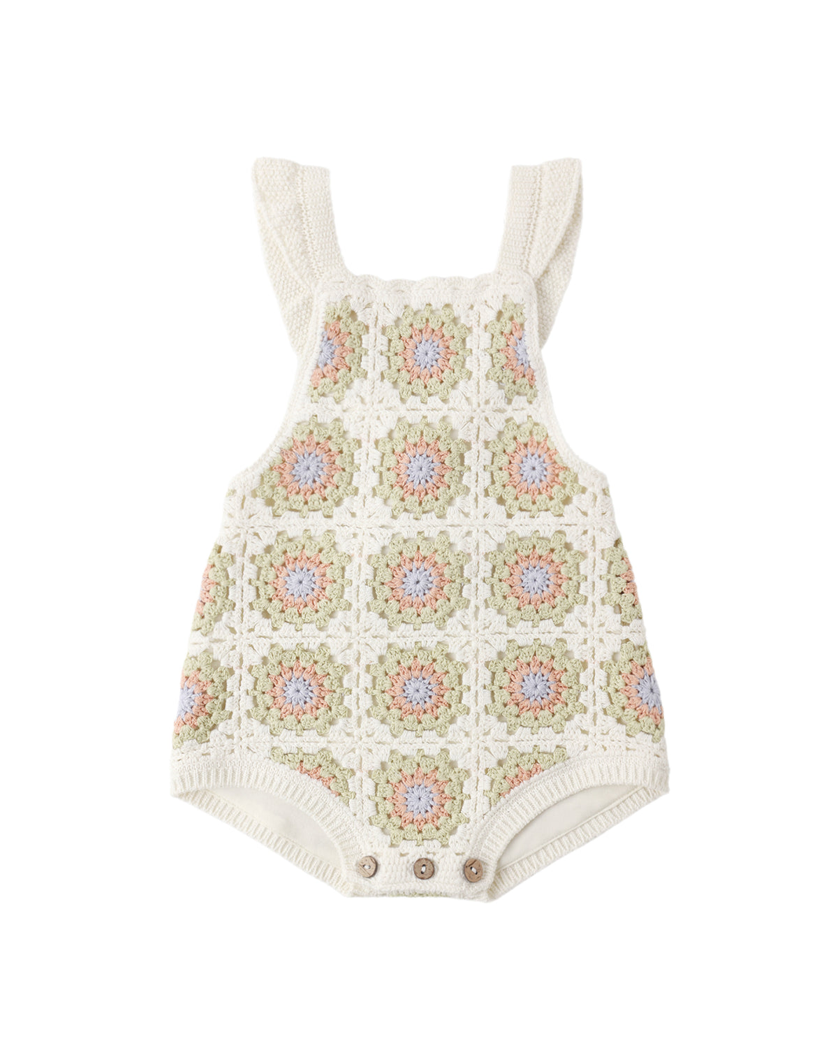 Crochet Romper - Daisies