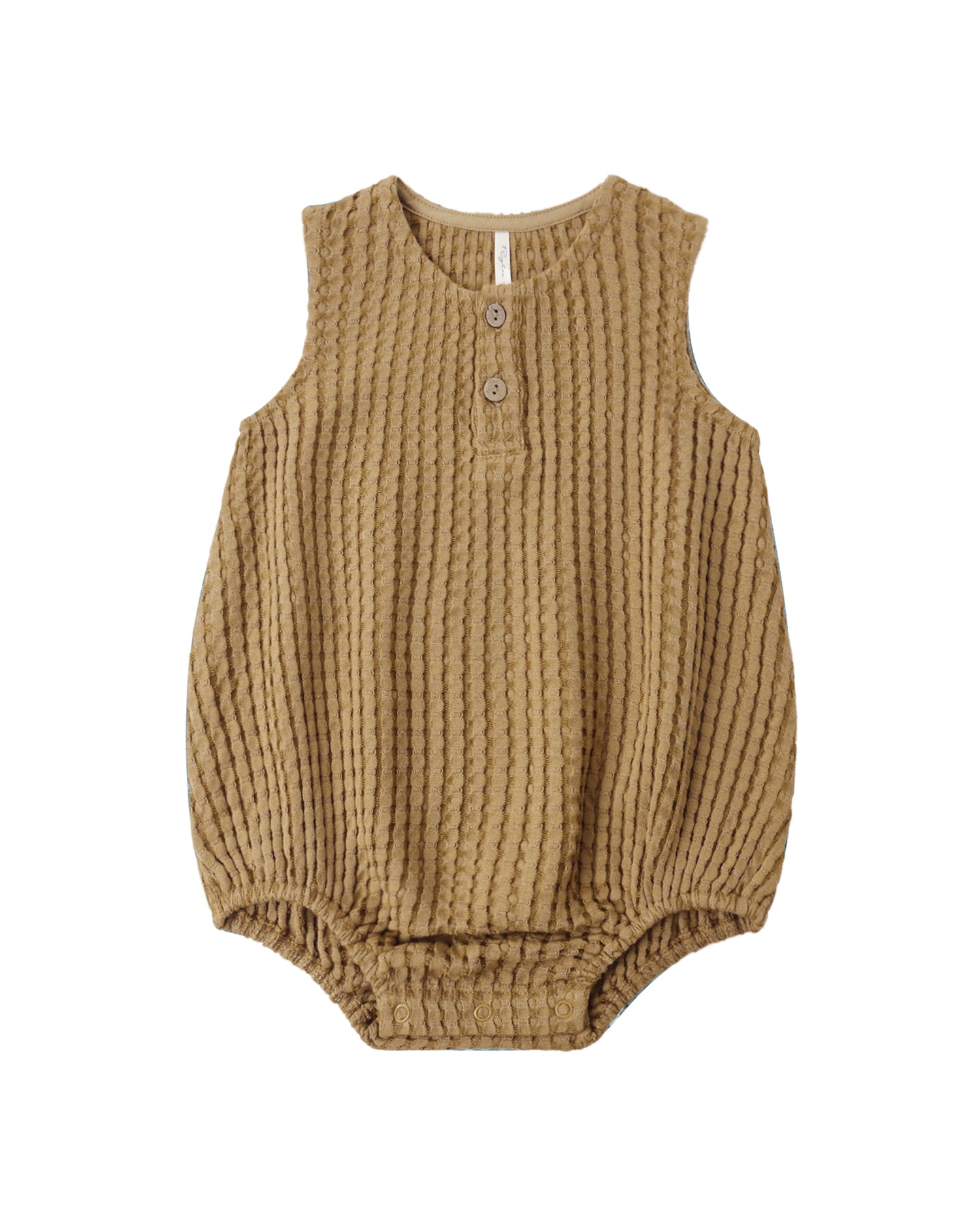 Beau Romper - Waffle Ocre