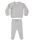 Knit Wrap Top + Pant Set